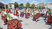 Dainų &scaron;ventės spaudos konferencija