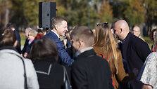 Remigijus &Scaron;ima&scaron;ius pristatė savo sprendimą antrą kartą kandidatuoti į Vilniaus mero postą