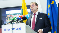 Darbo partijos kandidato į Vilniaus miesto merus Viktoro Uspaskicho spaudos konferencija