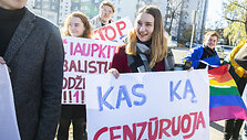 Kontrmitingas &bdquo;Už LRT, prie&scaron; ProPagandą&rdquo;