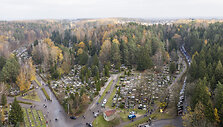 Rokanti&scaron;kių kapinės i&scaron; pauk&scaron;čio skrydžio