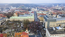 Masinė protesto akcija &bdquo;Paskutinis skambutis&ldquo;