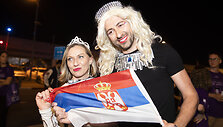 Pirmasis &bdquo;Eurovizijos&ldquo; pusfinalis: susirinko tūkstantinė minia gerbėjų