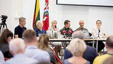 Spaudos konferencija apie partizaną Antaną Kraujelį-Siaubūną ir jo palaikų paie&scaron;kas