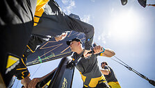 Paskutinė &bdquo;Ambersail 2&ldquo; komandos treniruotė prie&scaron; prie&scaron; regatą &bdquo;AF Offshore Race&ldquo;
