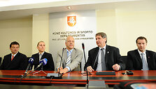 Paulius Klapatauskas, Margarita Čiuplytė, Rimantas Kveselaitis, Romas Vitkauskas ir Donatas Imbras