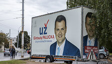 Politinė reklama Vilniaus Žirmūnų mikrorajone