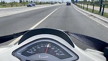 Kelionė motoroleriu i&scaron; Palangos į Vilnių