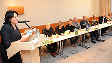 Spaudos konferencijos akimirka