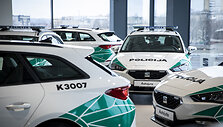 Pristatyti nauji tarnybiniai policijos automobiliai