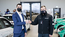 Pristatyti nauji tarnybiniai policijos automobiliai