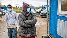 Migrantų stovykla Medininkuose