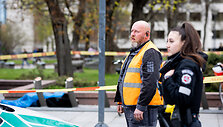 Vilniuje prie Vyriausybės mirė moteris