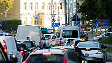 Automobilių spūstys Vilniuje