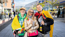Stebėti antrojo &bdquo;Eurovizijos&ldquo; pusfinalio rinkosi pasipuo&scaron;ę gerbėjai