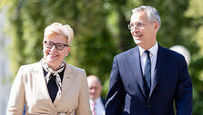 Ingrida &Scaron;imonytė, Jensas Stoltenbergas