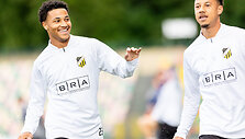Futbolo komandos &bdquo;Hacken&ldquo; treniruotė