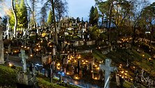 Vėlinių i&scaron;vakarės Vilniaus kapinėse