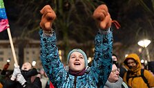 Protestas &bdquo;De&scaron;imt minučių tylos&ldquo;