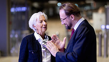 Christine Lagarde, Gediminas &Scaron;imkus