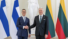 Prezidentas susitinka su Suomijos Prezidentu Alexanderiu Stubbu
