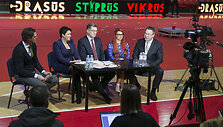 Daina Gudzinevičiūtė, Algirdas Butkevičius, Gintarė Valaitytė ir Gintautas Migonis