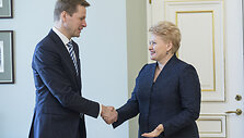 Remigijus &Scaron;ima&scaron;ius ir Dalia Grybauskaitė