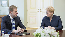 Remigijus &Scaron;ima&scaron;ius ir Dalia Grybauskaitė