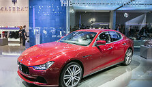 &bdquo;Maserati&ldquo; stendas Frankfurto automobilių parodoje