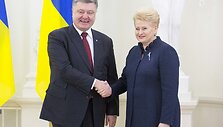 Dalia Grybauskaitė ir Petro Poro&scaron;enka