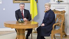 Dalia Grybauskaitė ir Petro Poro&scaron;enka