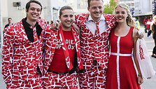 &bdquo;Eurovizijos&ldquo; gerbėjų minia plūsta į &bdquo;Globe&ldquo; areną
