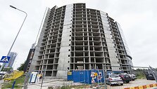 Nebaigtas statyti daugiabutis &bdquo;Arfa&ldquo;
