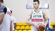 Lietuvos vyrų krep&scaron;inio rinktinės treniruotė