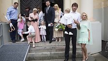 Oksanos ir Simo Jasaičių sūnaus krik&scaron;tynos