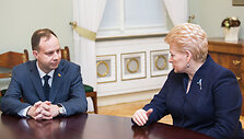 Aurelijus Veryga ir Dalia Grybauskaitė