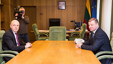 Saulius Skvernelis ir Saulius Urbanavičius