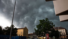 Audros debesys Vilniuje