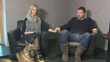 Antanas Guoga ir jo mylimoji Aistė &Scaron;lapokaitė su Nordu
