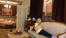 Valerija Lukjanova savo vie&scaron;bučio kambaryje