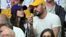 Aktorė Megan Fox su draugu aktoriumi Brianu Austinu Greenu