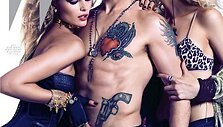 Kartu su Tomu Cruisu filmą reklamuojančiam žurnalo &bdquo;W Magazine&ldquo; vir&scaron;eliui nusifotografavo ir lietuvių manekenė Edita Vilkevičiūtė (kairėje)