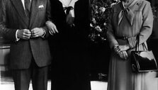 Dar nevedę princas Charlesas ir Diana Spencer bei karalienė Elizabeth II (1981 m.)