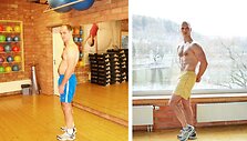 Audrius Bružas prie&scaron; dvejus mėnesius trukusias treniruotes ir po jų