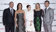 I&scaron; kairės: Channingas Tatumas, Catherine Zeta-Jones, Rooney Mara, Vinessa Shaw ir Jude'as Law