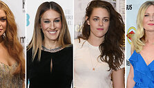 I&scaron; kairės: Lindsay Lohan, Sarah Jessica Parker, Kristen Stewart ir Kirsten Dunst