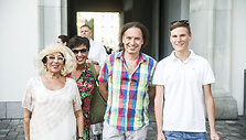 Laimutė Užkuraitienė, Nijolė Statkutė, Darius užkuraitis su sūnumi
