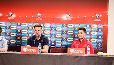 Bulgarijos futbolo rinktinės spaudos konferencija