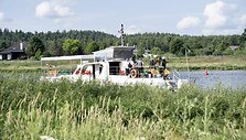 Kauno rajone degė keleivinis laivas