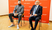 Susitikimas  &ndash;  diskusija su  Jonu Valančiūnu Lietuvos sporto universitete